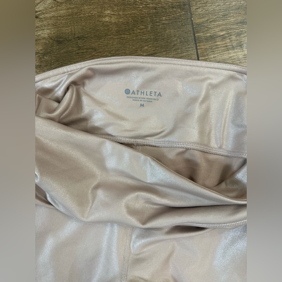 Athleta Elation Shimmer Leggings Medium - Picture 5 of 9